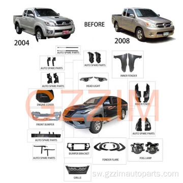 Fortuner 2004 2008 2012 Boresha BodyKit
